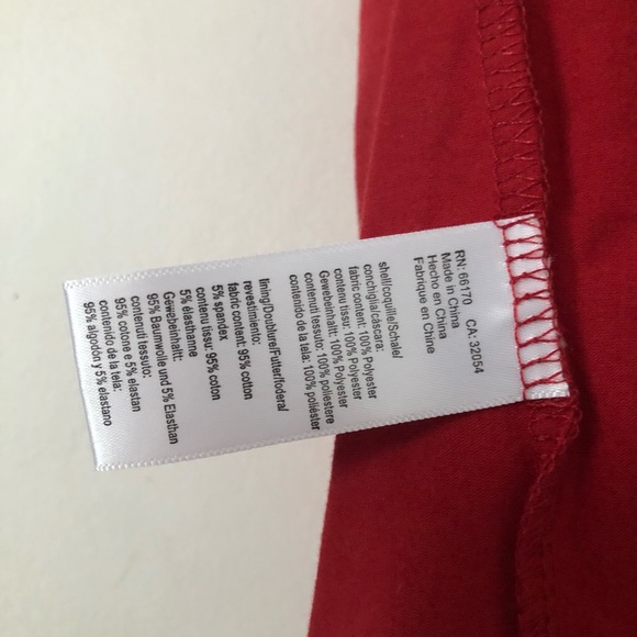 Anthropologie Lili’s Closet red skirt - Picture 6 of 6